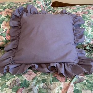 Vintage Purple Ruffle Throw Pillow Final Drop 🎉